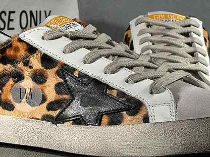 Кеды Golden Goose Ballstar Leopard