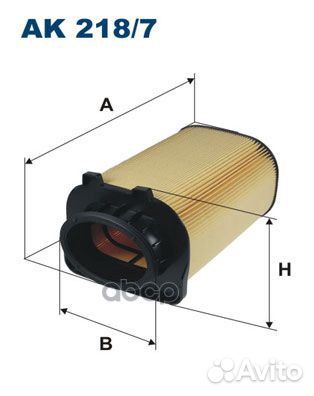 Фильтр воздушный MB W204/X204 AK2187 Filtron