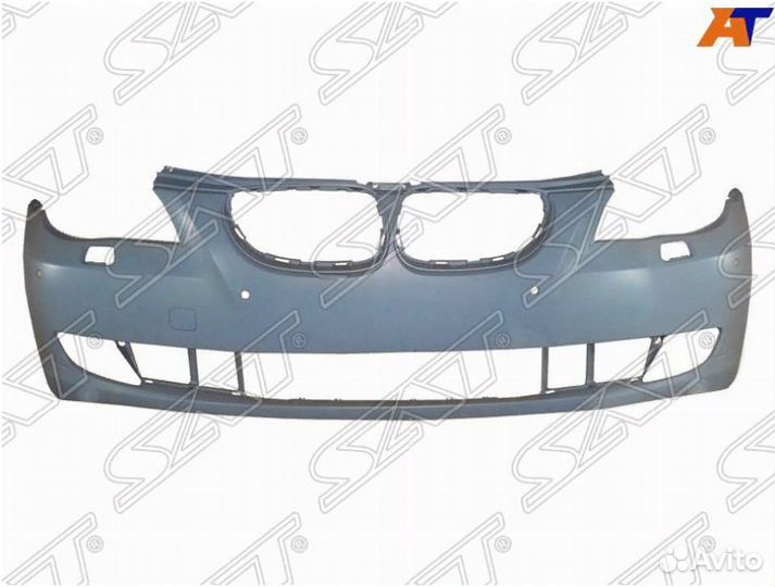 Бампер передний BMW E60 07-09 с отверстиями под о