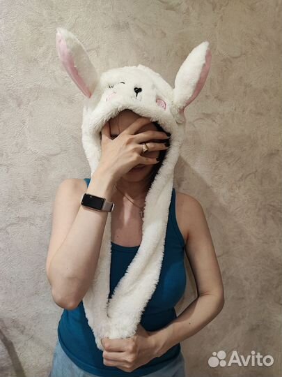 Шапка (зайчик/овечка) с ушками