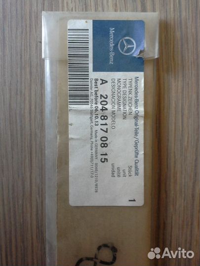 Mercedes GLK 320 наклейка задней двери