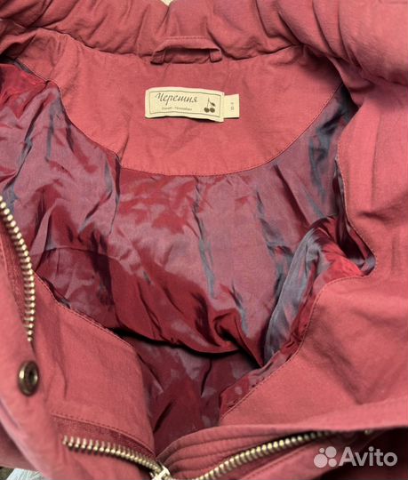 Пальто ватник unique fabric Черешня