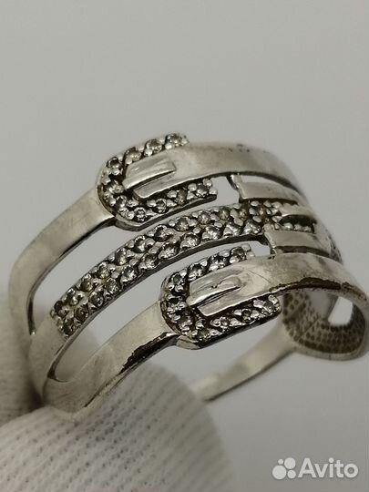 Серебряное кольцо женское 925 пробы