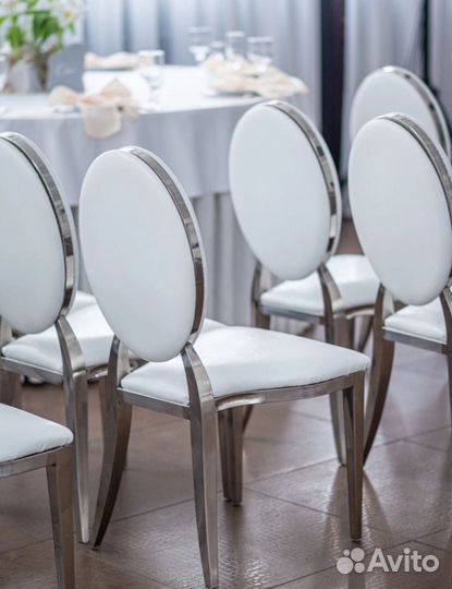 Стулья Вашингтон серебряные оптом