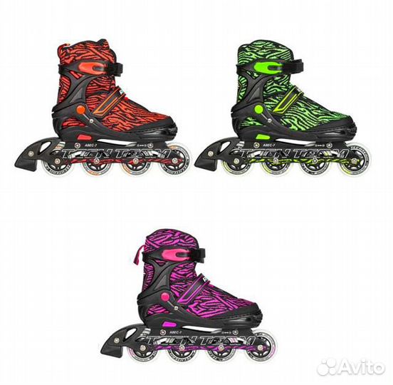 Рол.коньки Rich р.39-42 (L) 1/6, рама - алюминиева