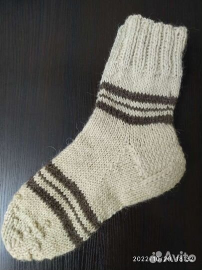 Носки ручной вязки шерстяные 38 р