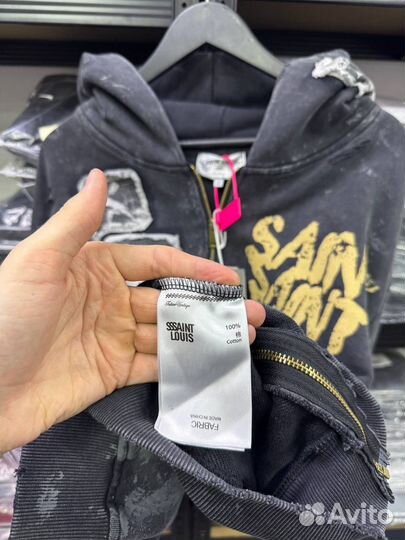 Зип худи saint michael оверсайз (стиль 2025)