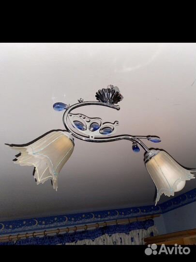 Люстра потолочная бу