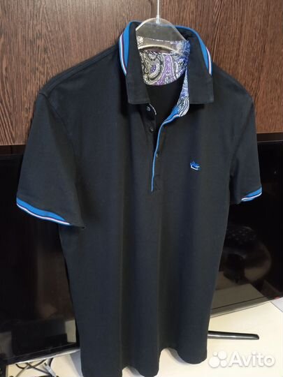 Поло etro, L, чёрное