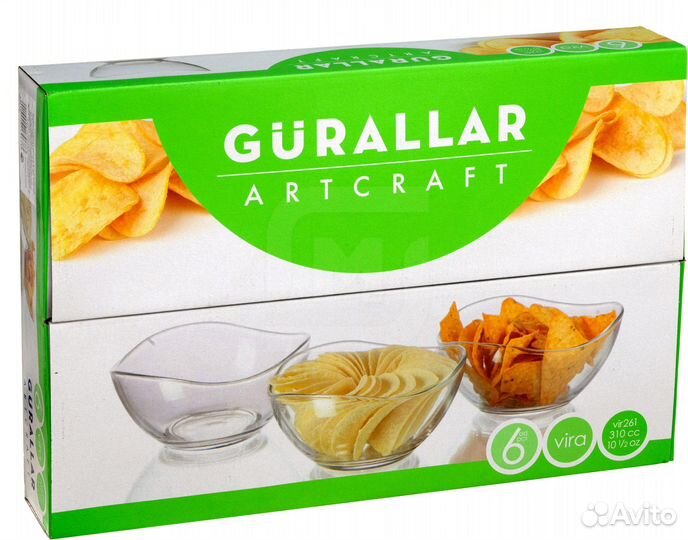 Набор салатников 6 шт в упаковке