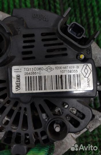 Генератор Renault Megane 2 (LM0C) 2008