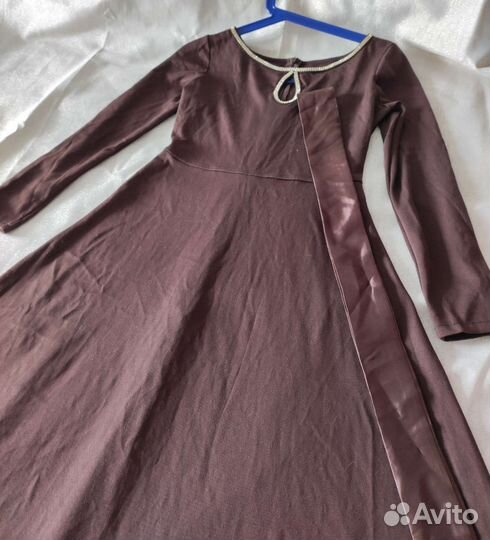 Вечернее платье в пол р 42 с поясом