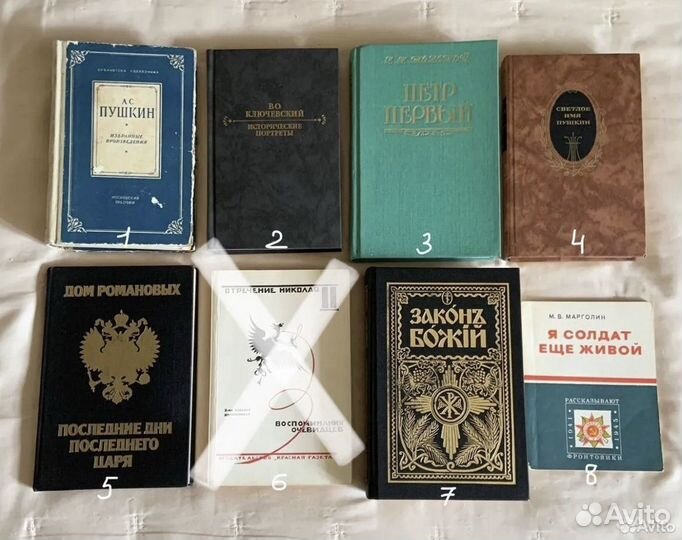 Книги из домашней библиотеки