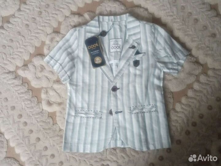 Пиджак для мальчика 110- 116