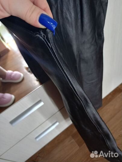 Кожаный сарафан 46р