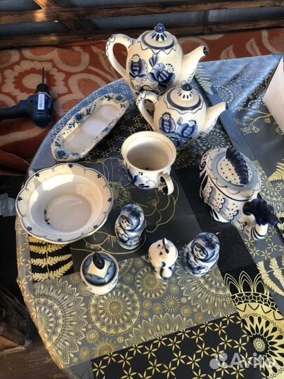 Чайный сервиз гжель