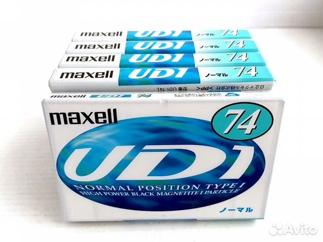 Аудиокассета кассета Maxell UD 1 74 - 1997 г