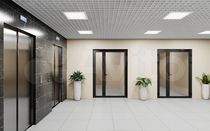 2-к. квартира, 64,6 м², 7/25 эт.