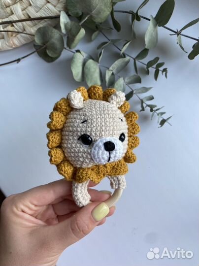 Погремушка грызунок Лева