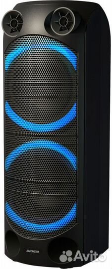 Музыкальный центр Digma D-MC1720 черный