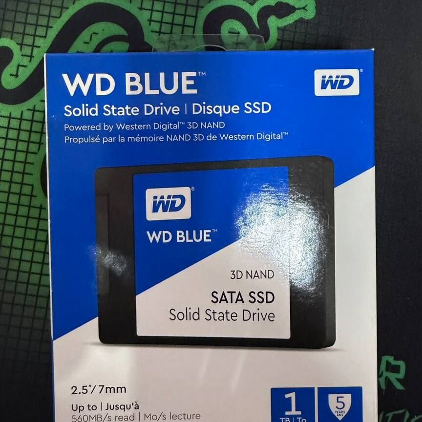 [WDS100T2B0A] Ssd Диск Western Digital 1000гб()