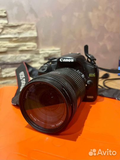 Canon 500d + efs 18-135mm
