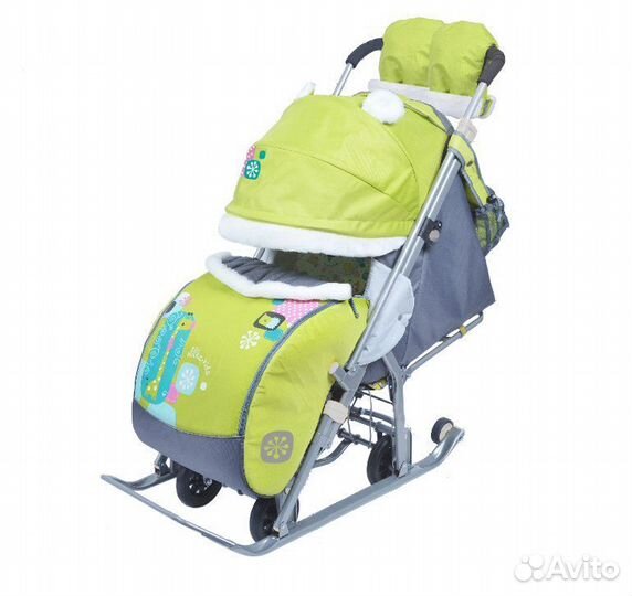 Детские санки коляска ника 7 8