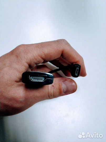 Переходник с телефона micro USB MHL на hdmi