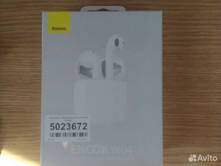 Беспроводные наушники Baseus Encock W04 новые