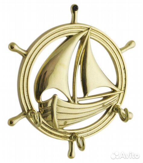 Ключница, металл, парусник