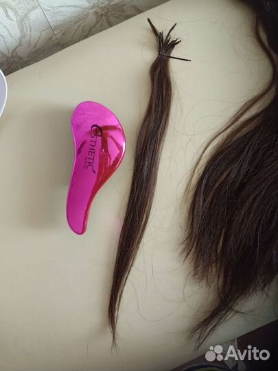 Волосы для наращивания 45 см бу