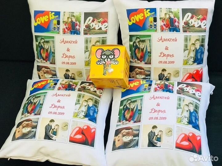 Печать на кружках, футболках, подушках. Фотопечать