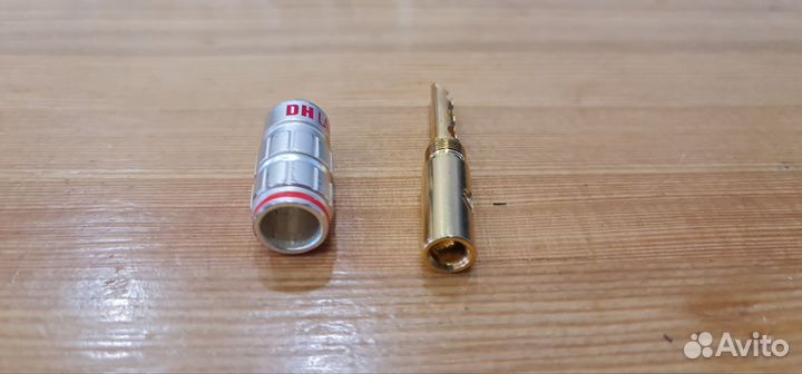 Dh labs banana z plugs gold 4 шт