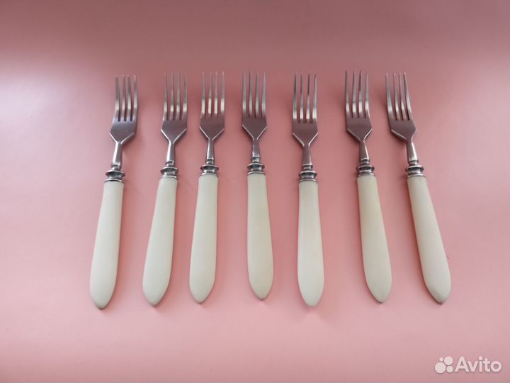 Вилки СССР слоновая кость