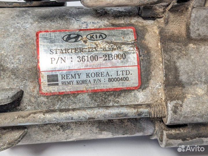 Стартер Hyundai Solaris G4FC 2011