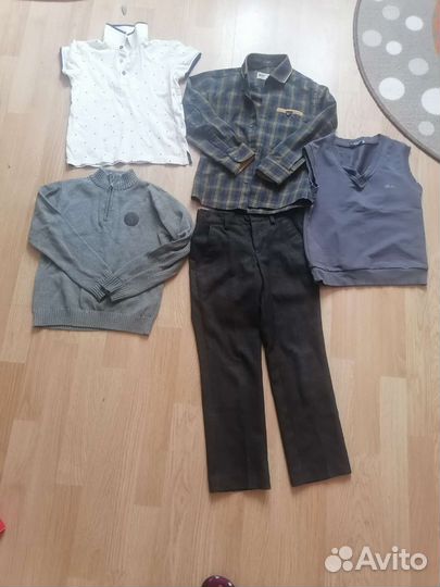 Вещи пакетом на мальчика 122 для школы