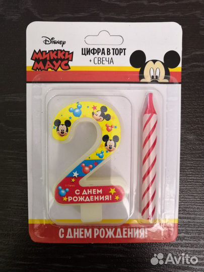 Свеча для торта новая