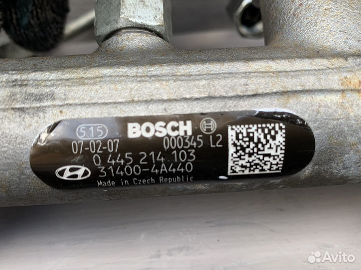 Комплект Форсунки Тнвд Рампа Kia Sorento 2.5 л D