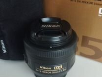 Объектив nikon 35 mm 1.8 nikkor