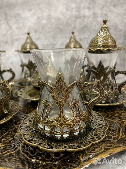 Турецкий чайный сервиз Армуд