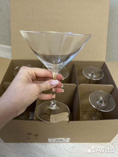 Бокалы для мартини bohema 6 штук