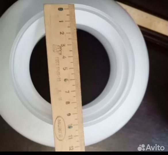 Плафон для настольной лампы СССР стекло 17,5