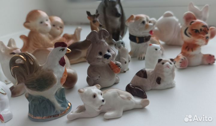 Статуэтки, фигурки: фарфор, керамика, полистоун