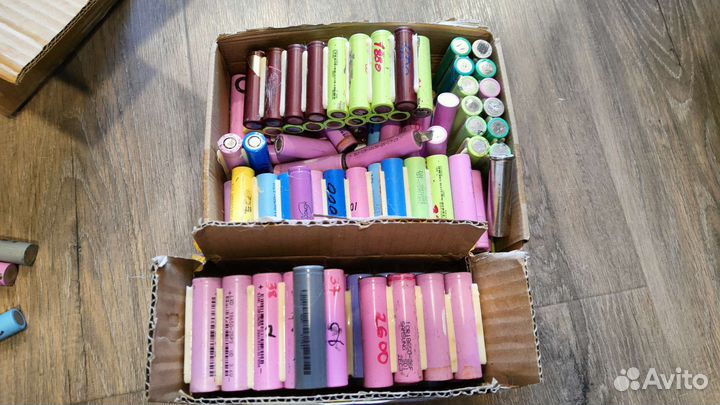 Аккумуляторы бу 18650