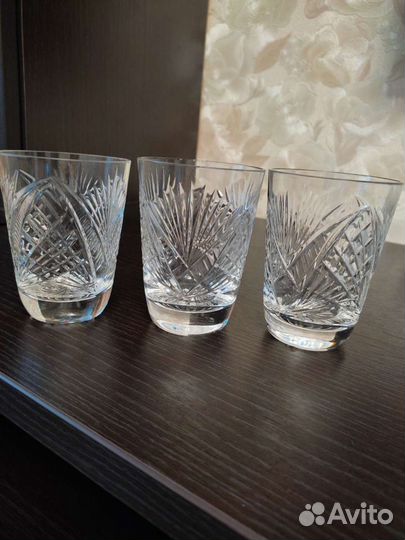 Хрустальные рюмки и бокалы СССР