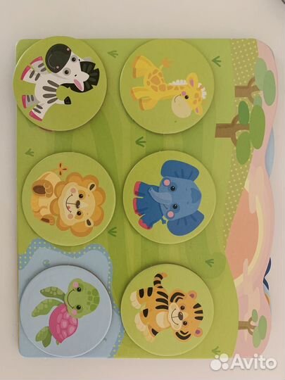 Детское лото Baby toy Обитатели земли