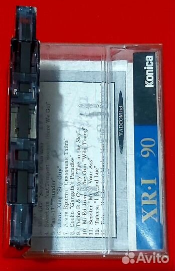 Аудиокассета Konica XR-I 90 с качественной записью