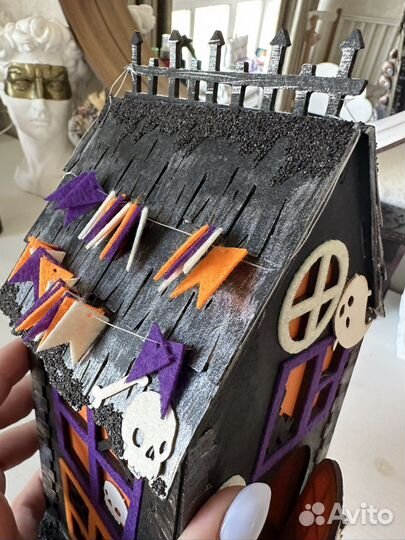 Домик декор ночник хеллоуин