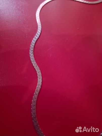 Серебряная цепь панцирная