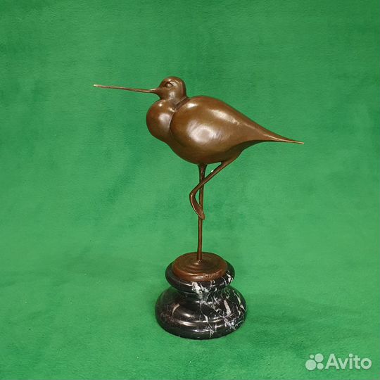 Скульптура из бронзы Кулик